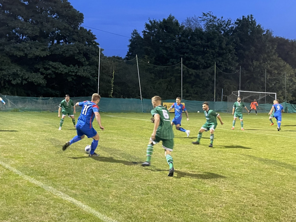 Action from Ashby Ivanhoe's midweek defeat to Coton Green