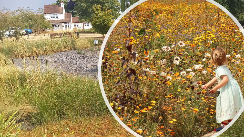 Left: Eves Corner, captured by Brian Harris. Right: The winning photograph of the 'Summer' theme, taken by Edwina Ord.