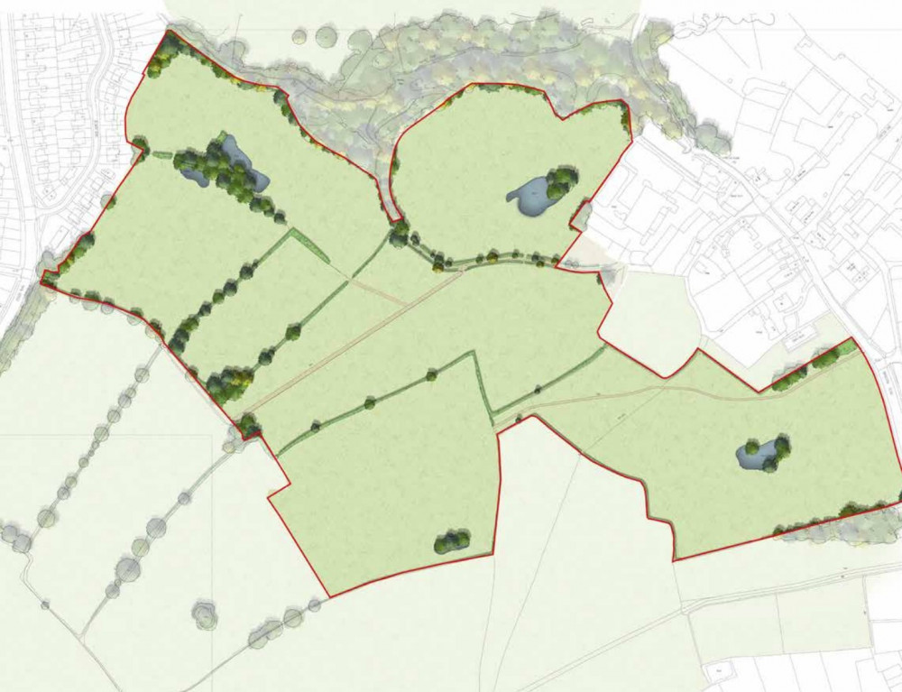 Plans have been submitted by Leverhulme Estate to create a new green space for residents as part of plans to support eight planning applications.