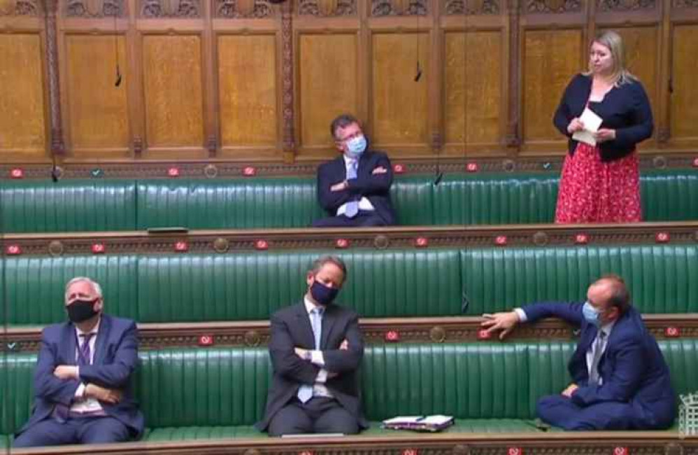 Moorlands MP Karen Bradley took part in the Coronavirus restrictions debate yesterday in Parliament