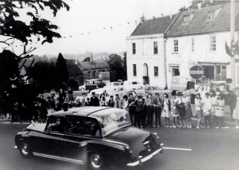 This photo shows the Queen in 1966 in Frome: Thank you Richard Downes for the photo 