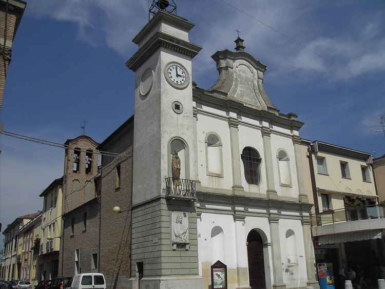 Biddulph's twin town: The church of the Suffragio in Fusignano, Italy. (Image - Public Domain Lalupa)