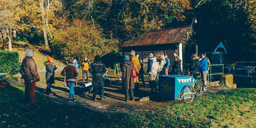 A gathering at The Kymin. Picture by Piotr Skoczylas.