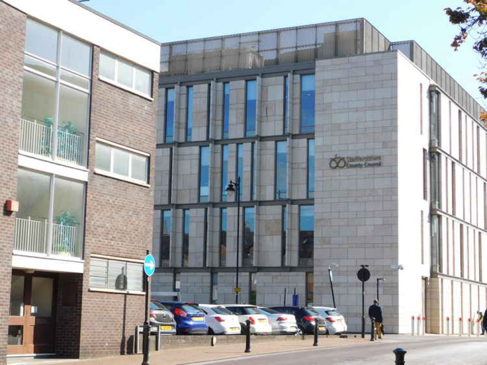 The county council's offices in Stafford