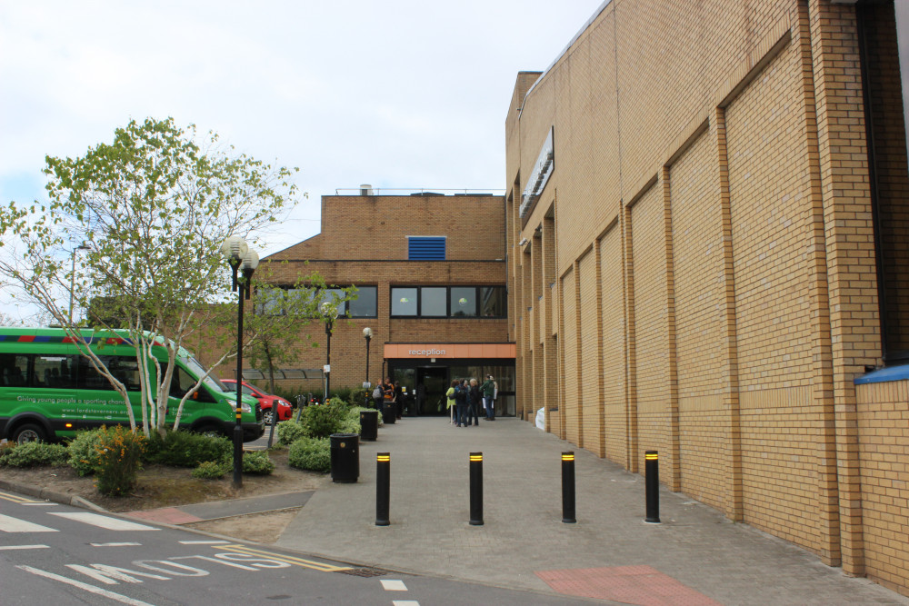 Macclesfield Leisure Centre is located on Priory Lane, and will have their services offered for free for a short time this month. (Image - Alexander Greensmith / Macclesfield Nub News)