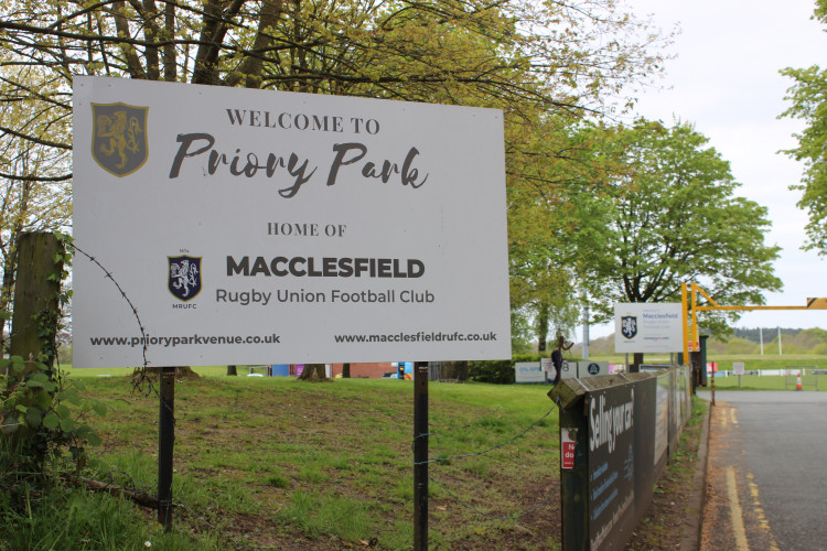 Macclesfield Rugby Club is located on Priory Lane. 