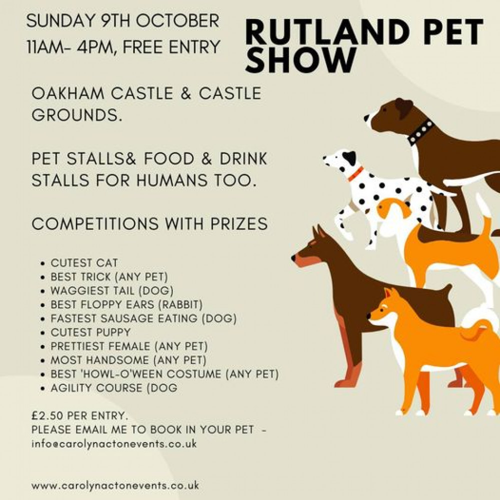 Rutland Pet Show is being run by Carolyn Acton-Reed