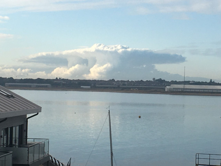 Ominous cloud over Clacton (Picture John Richardson)