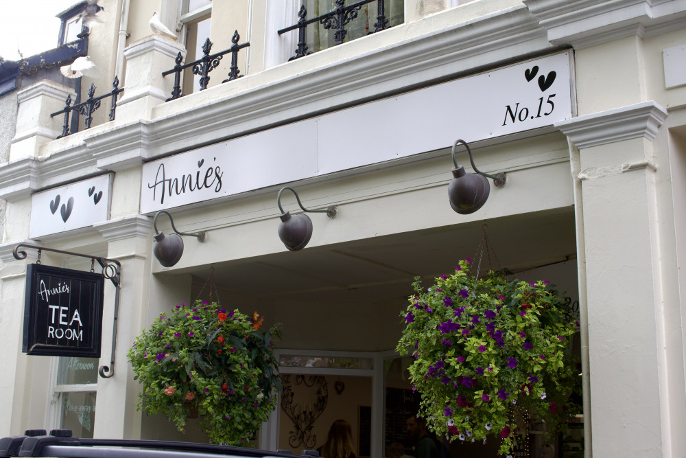 Annie's Tea Room on Brunswick Place, Dawlish (Nub News/ Will Goddard)