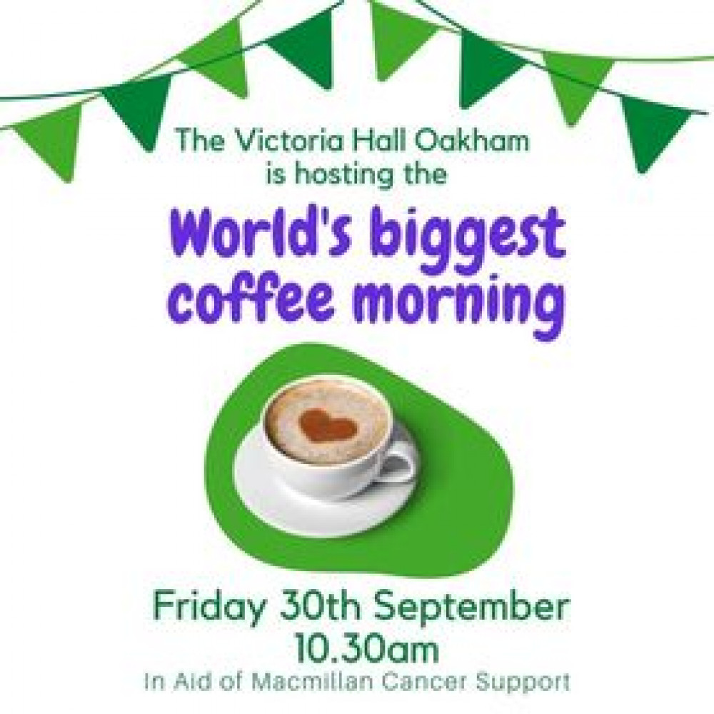 Macmillan Cancer Support coffee morning at Victoria Hall