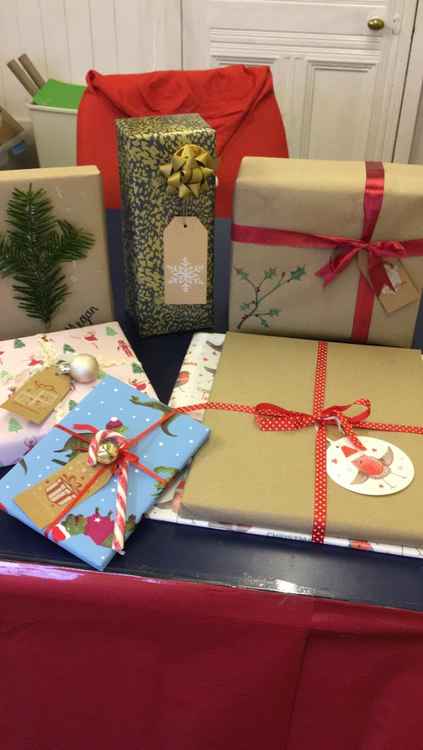 A selection of different wrapping designs