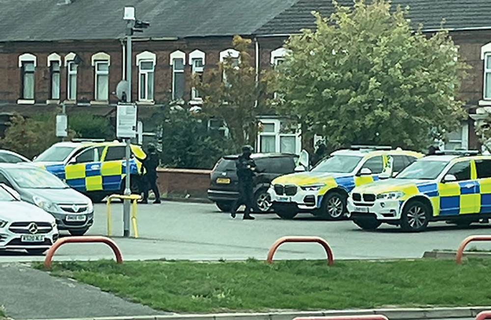 Armed police were involved in an operation in the Gresty Road area of Crewe - ending without action (Crewe Nub News).