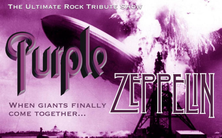 Purple Zeppelin at the Century Theatre in Coalville, Leicestershire