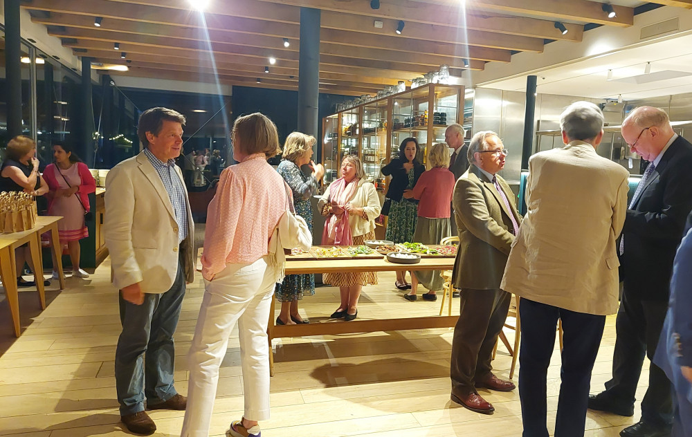 Guests at a recently held reception to celebrate Somerset Community Foundation awarding £20 million of funding in 20 years, at The Newt, near Castle Cary.