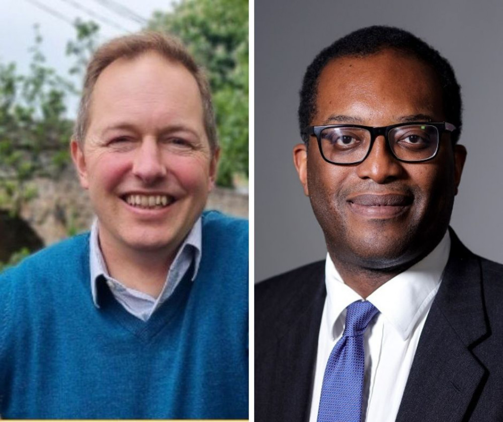 L: Richard Foord MP (Credit: Richard Foord) R: Kwasi Kwarteng (Credit: Official Portrait/House of Commomns)