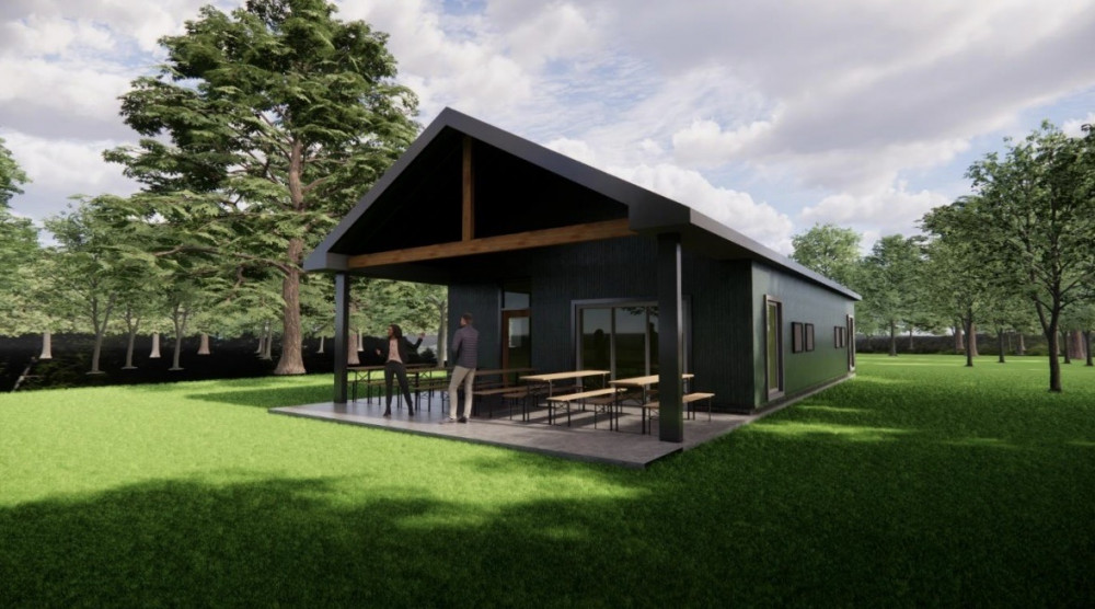 An artist's impression of how the new visitor centre is planned to look