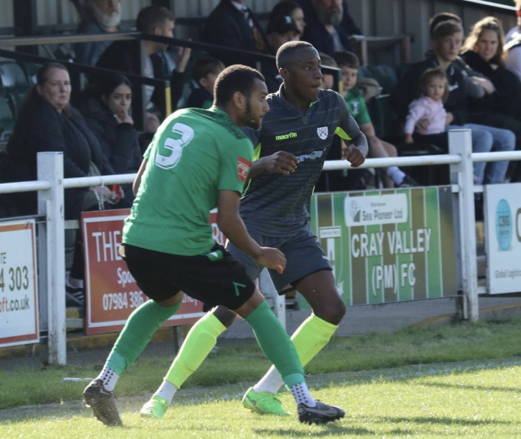 Hanworth move back into the play-off places. Photo: Hanwell Town