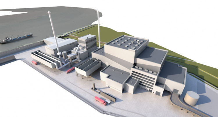 An image of the new plant which will be alongside the existing Greenenergy site. 