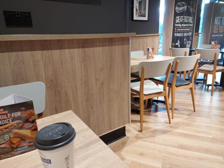 Inside the new Greggs in Frome 