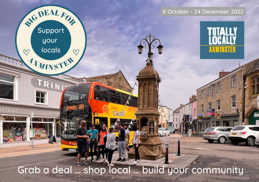 Axminster Chamber of Commerce and Totally Locally will launched the 'Big Deal for Axminster' campaign in October