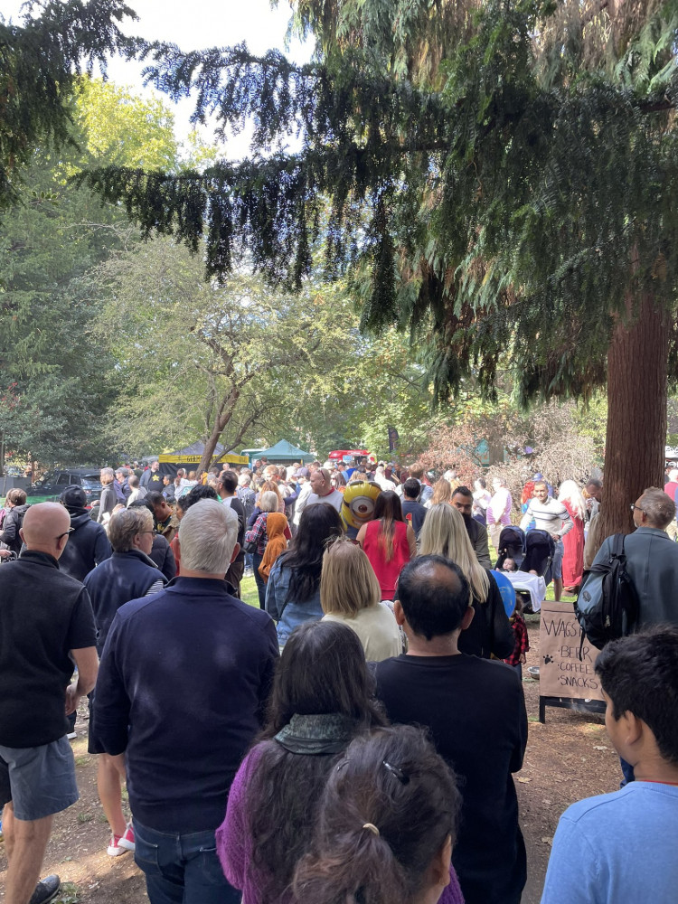 Crowds gather at Surbiton's 29th annual festival. 