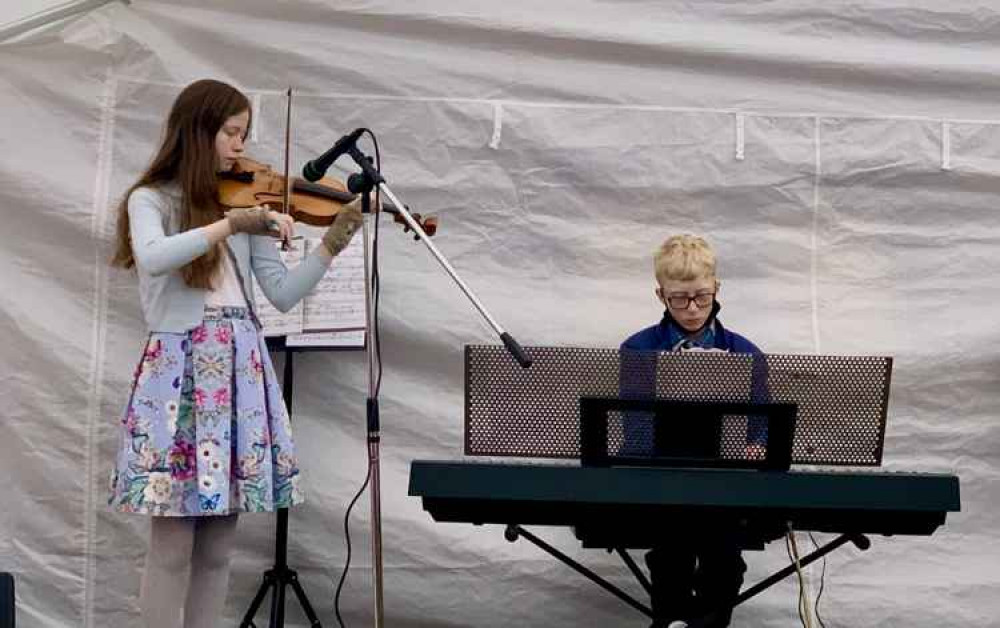 Casey and Edward - the Jazzical Duo - attend Chetham's School of Music