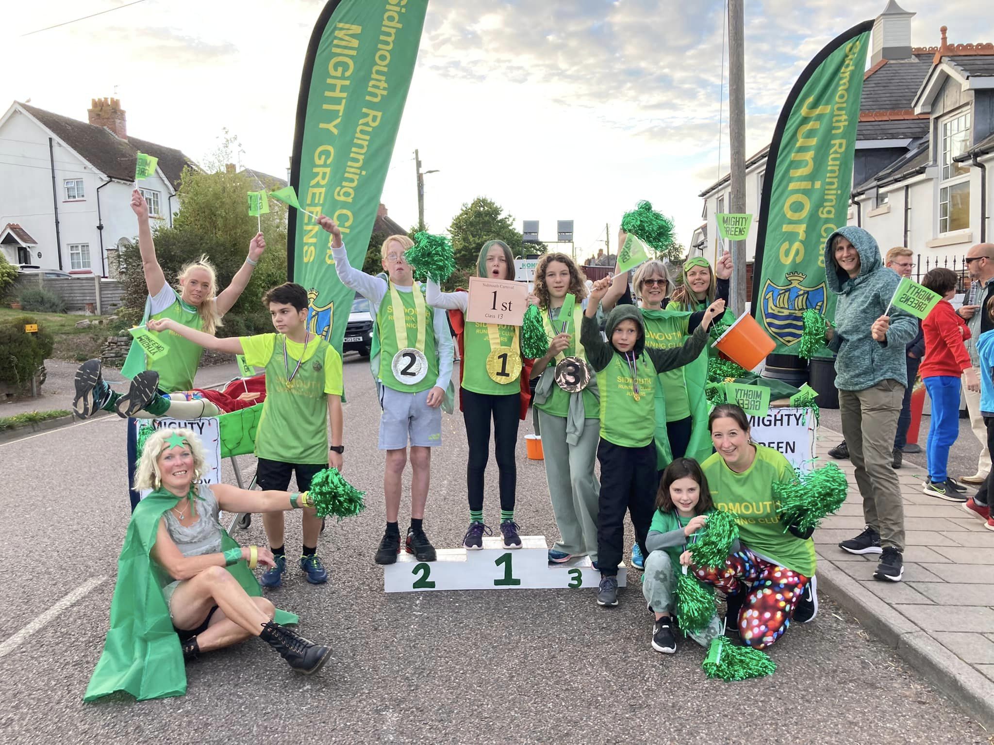 Sidmouth Running Club enjoyed being part of the Sidmouth Carnival Sidmouth Running Club enjoyed being part of the Sidmouth Carnival