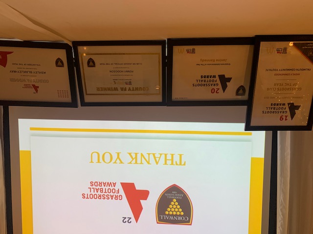The awards from the presentation evening. The awards from the presentation evening.