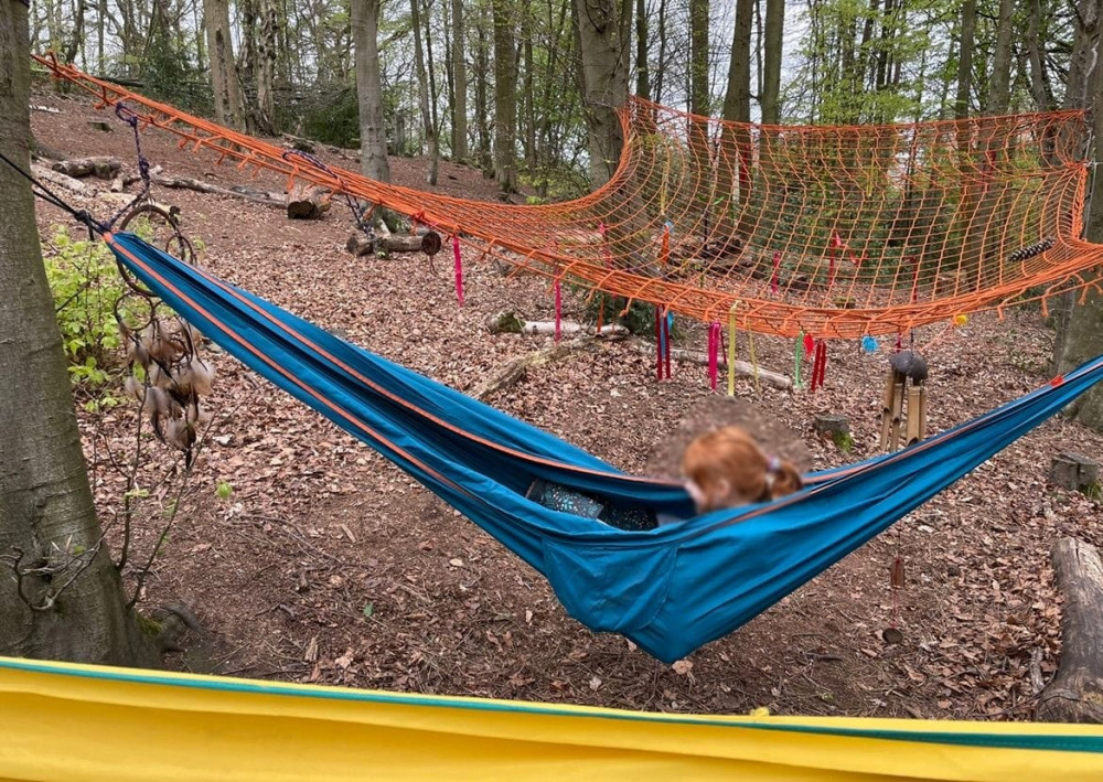 The forest school found that its Leek site had been vandalised. Image credit: Inside Out Forest School