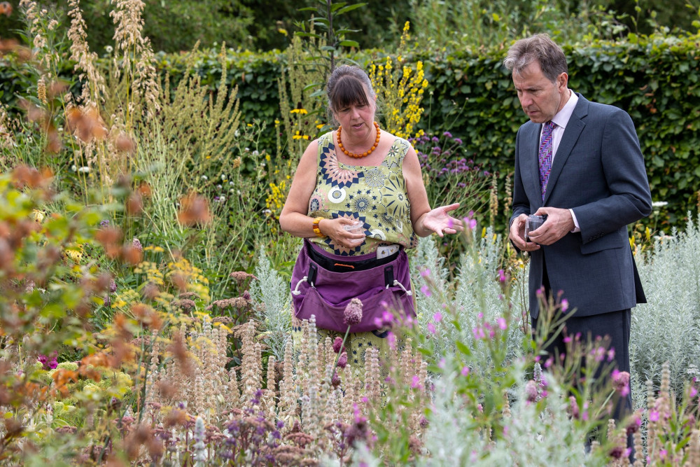 The Metro Mayor on a bee safari earlier this year at Yeo Valley