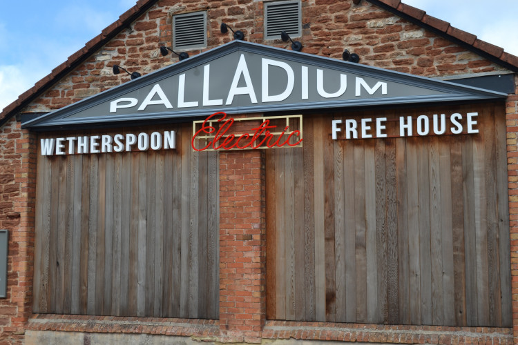 The back of the Wetherspoons in Midsomer Norton 