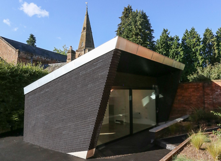 The Bank Gallery Art Studio has been built right next to St Nicholas Church (image supplied)
