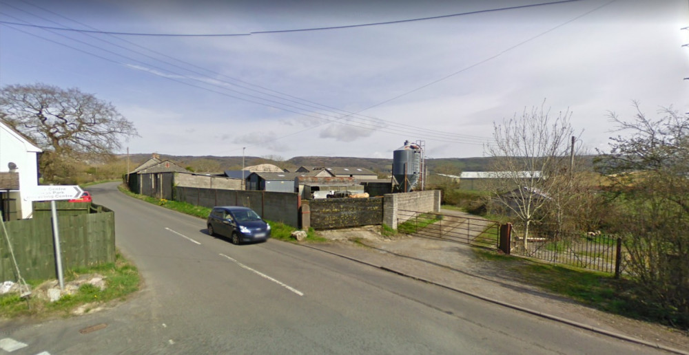 Proposed Site Of 58 Homes On Wedmore Road In Cheddar, Seen From The Junction With The B3151 Lower New Road Google Maps 100222