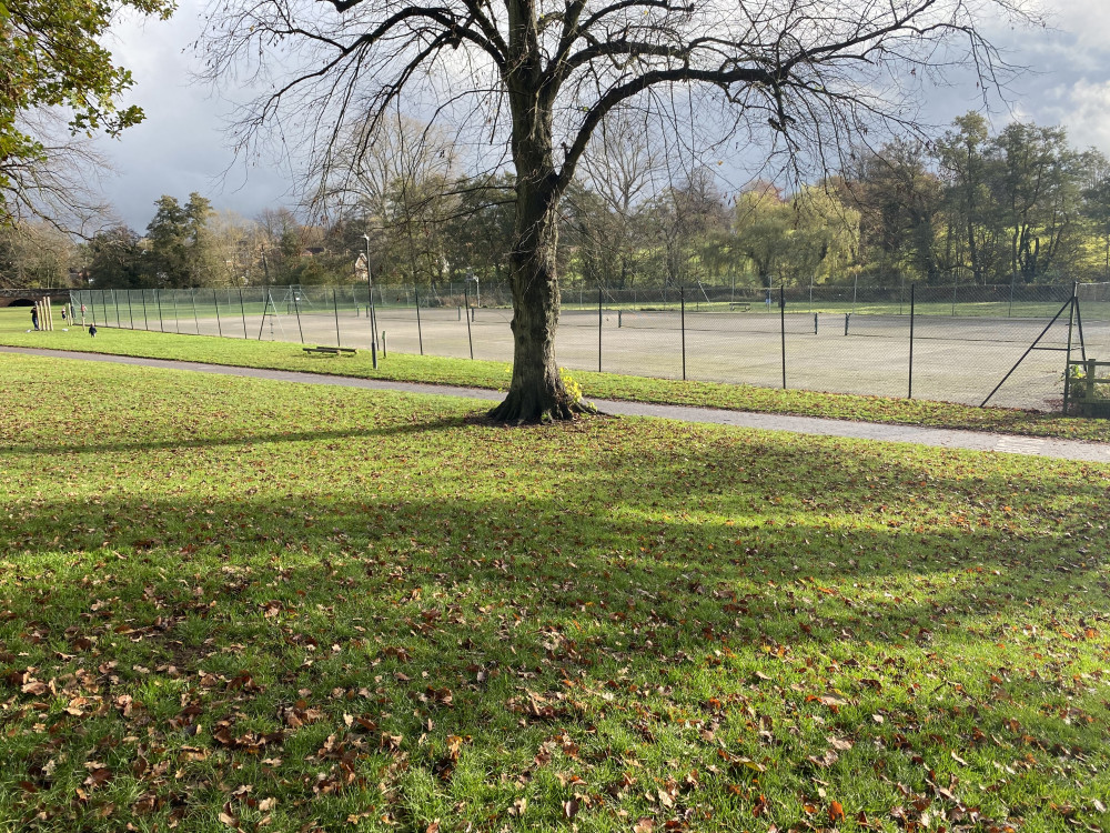 The tennis courts in Abbey Fields will close from Thursday, October 6 for the swimming pool to be knocked down