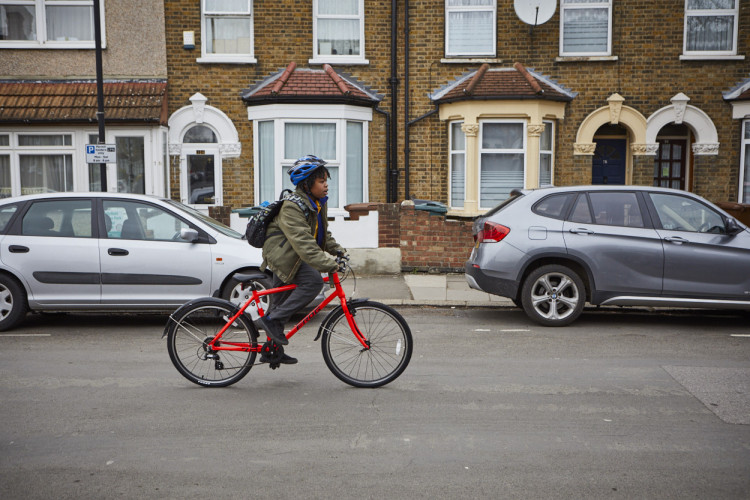 An image from the campaign page to get kids cycling to school 