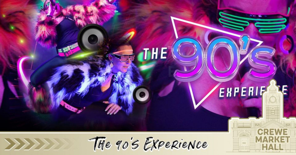 The 90's Experience is live at Crewe Market Hall this Friday (October 7).