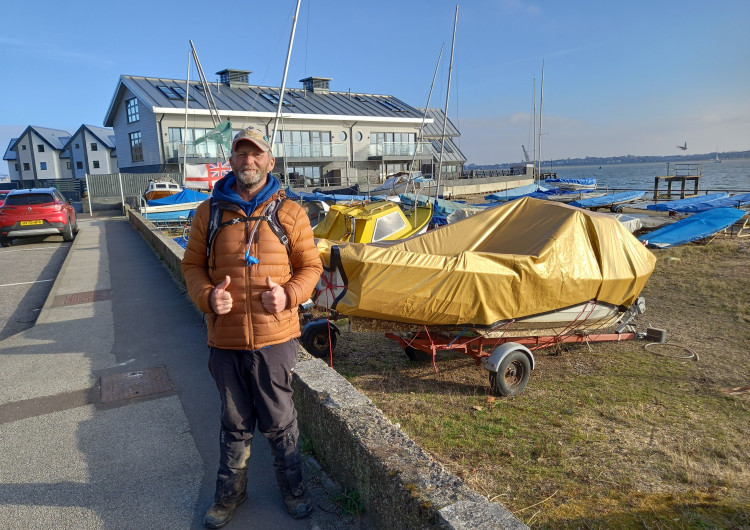 Jim Morton with Admiralty Pier in the background (Nub News)