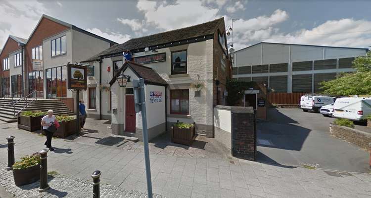 The pub as it used to look.