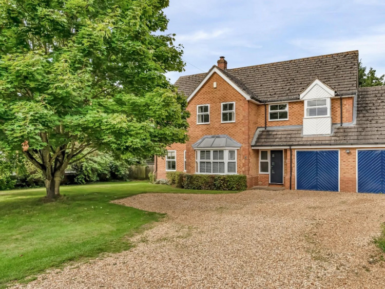 This Greetham property has curb appeal and a great balance of green space and parking (image courtesy of Newton Fallowell)