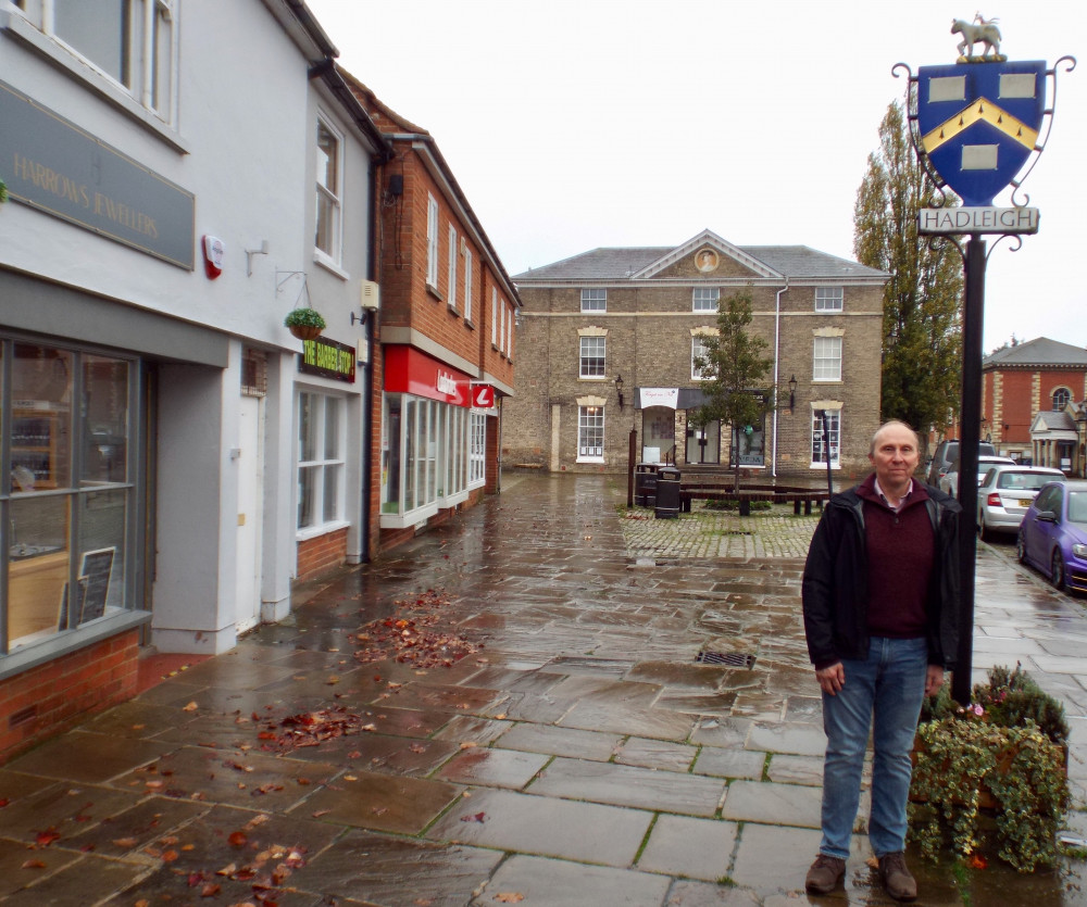 Babergh leader John Ward in Hadleigh, not Birmingham