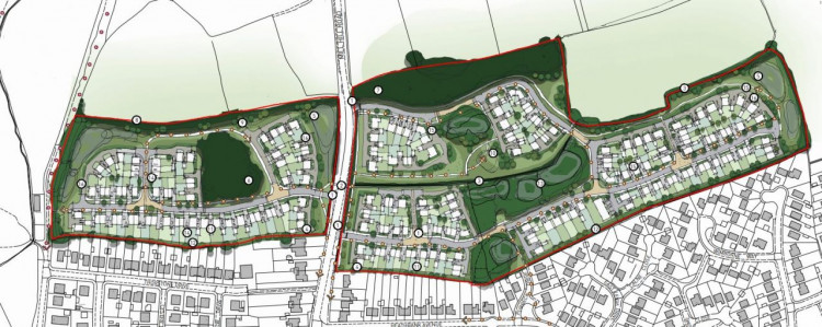 The Irby site map - image: Richborough Estates