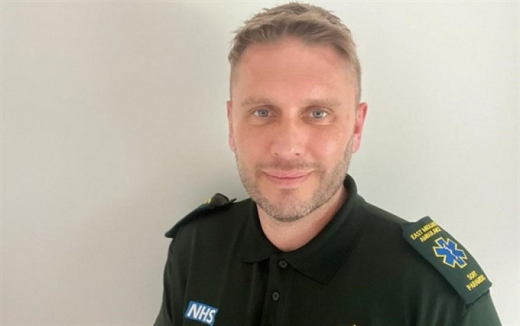 Richard Henton (pictured) was illiterate when he left school and was told by teachers he wasn’t clever enough to join the ambulance service. Photo courtesy of EMAS.