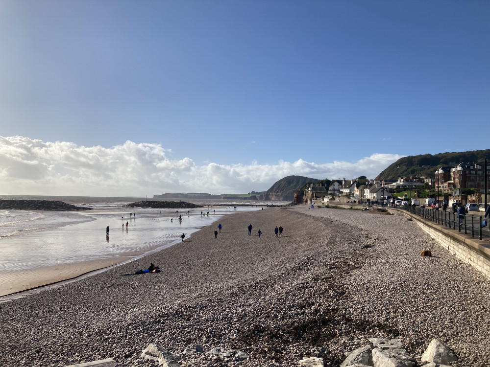 Sidmouth town beach (Nub News/ Will Goddard)