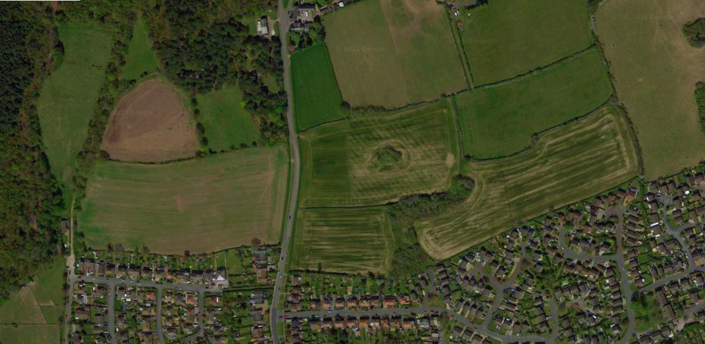 The fields in Irby which are the subject of plans for 190 homes The fields in Irby which are the subject of plans for 190 homes
