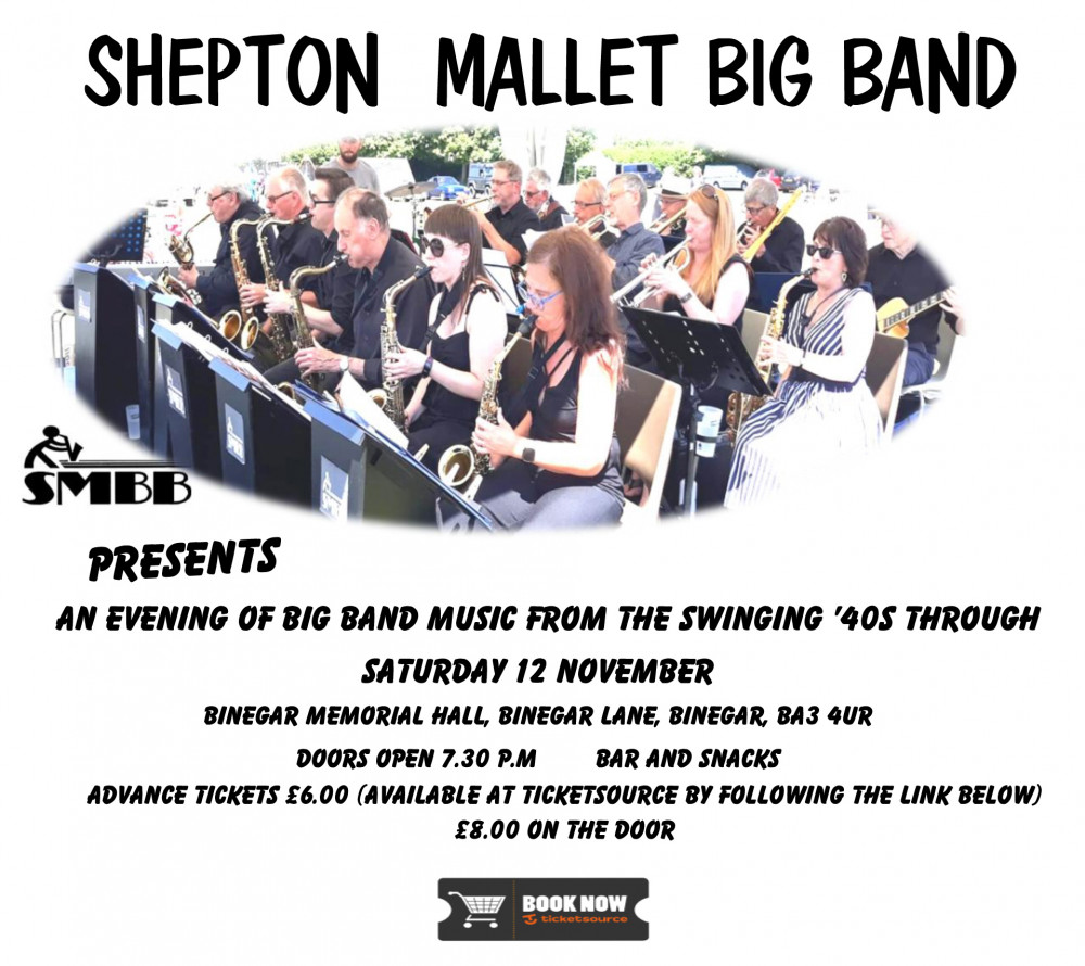 Shepton Mallet Big Band concert Music News Wells Nub News by