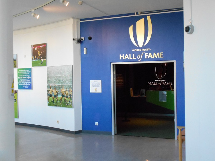 Deborah Griffin, Sue Dorrington, Alice D. Cooper, and Mary Forsyth have all been inducted into the World Rugby Hall of Fame. Photo: G-13114.