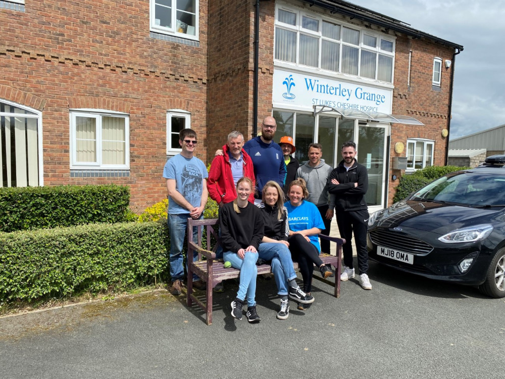 The Barclays team at Winterley Grange near Sandbach 