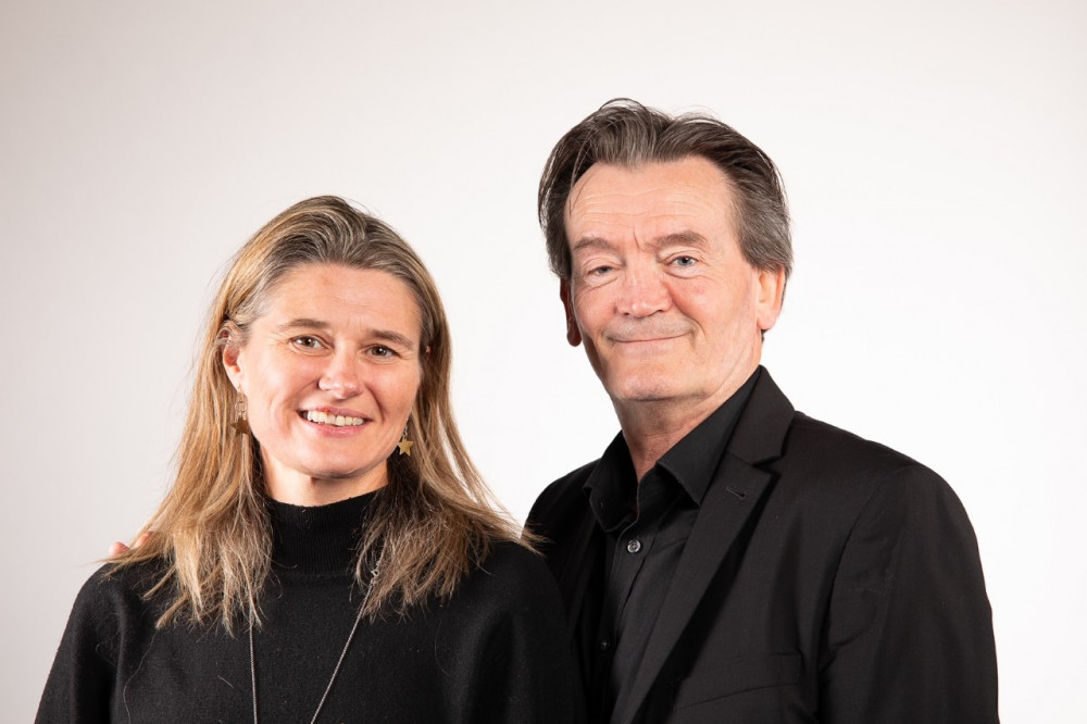  Jayne Kirkham with Feargal Sharkey.