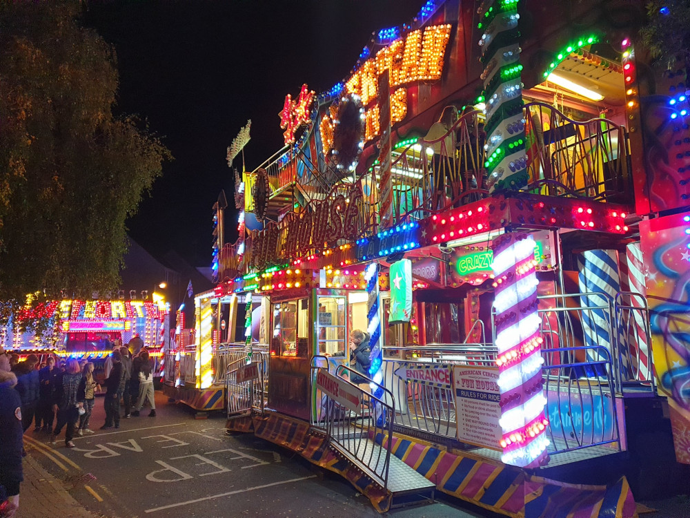 Warwick Mop Fair in 2021 (image via Geoff Ousbey)