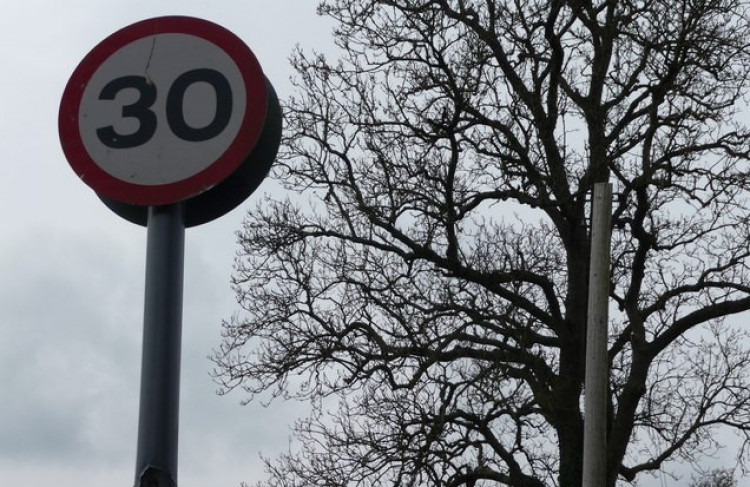 Dalehouse Lane will be reduced to 30mph until Spring 2024